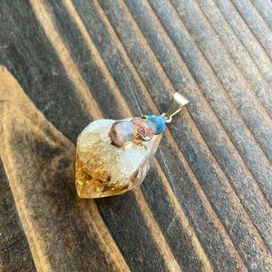 Citrine Necklace Pendant